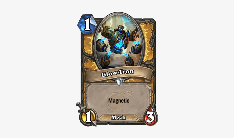 Glow-tron Card - Hearthstone 1 Mana 1 1, transparent png #1759042