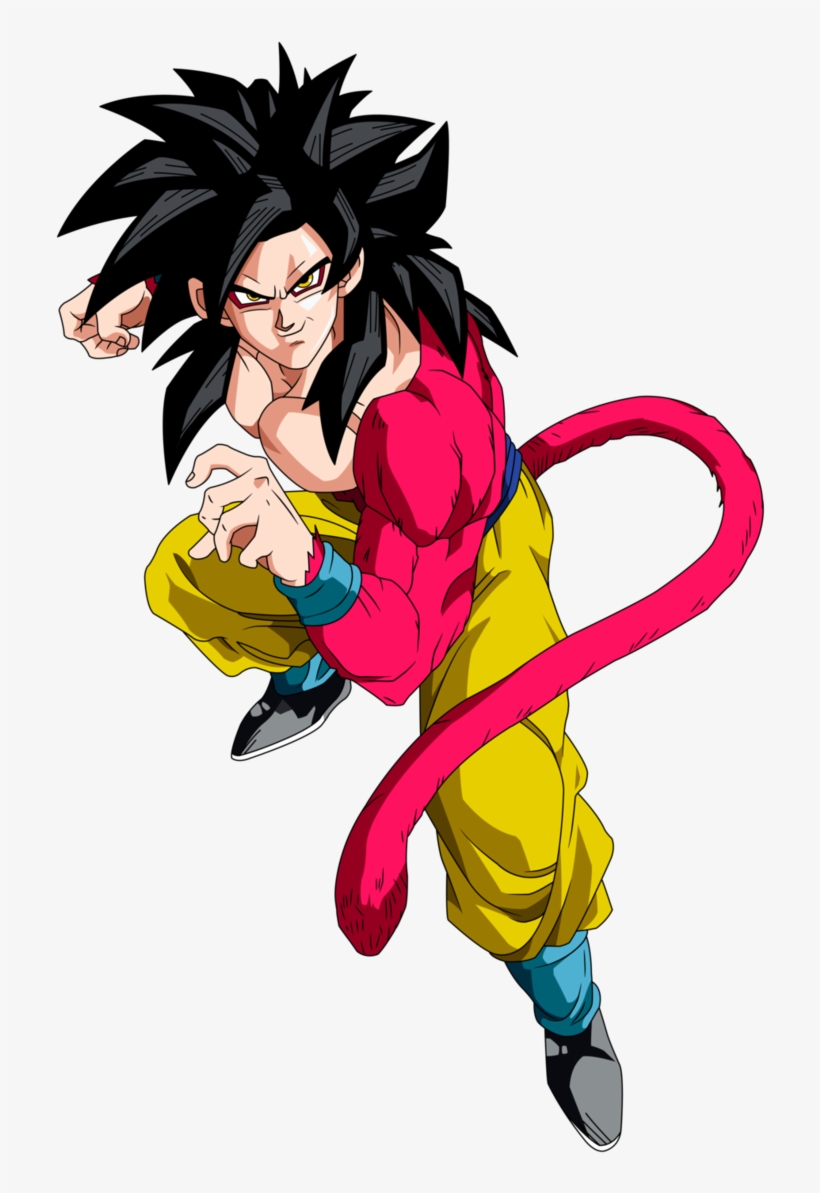 Fighting Perfection Medaka Vs Son Goku Prelude - Dragon Ball Goku Super Sayan 4, transparent png #1759043