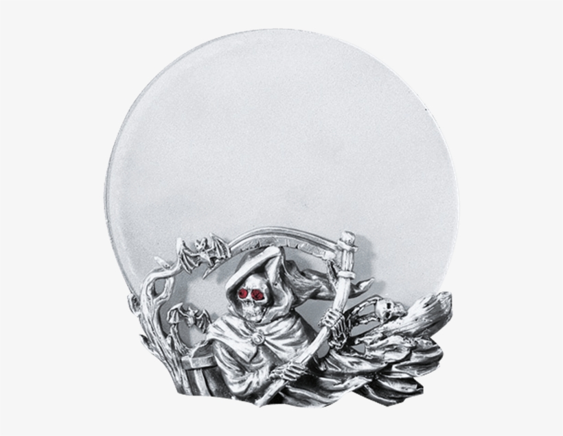 Grim Reaper Candle Holder - Grim Reaper Holder Statue Resin Figurine, transparent png #1759075