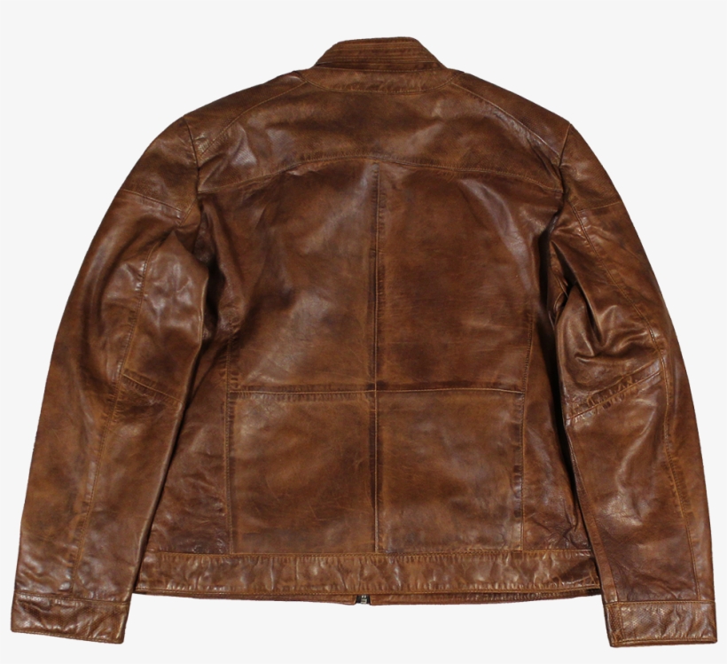 Light Brown Racer Jacket - Jacket, transparent png #1759213
