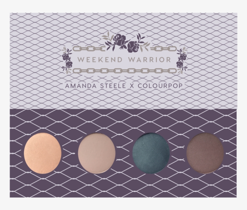 As Palette - Colourpop Amanda Steele Weekend Warrior, transparent png #1759504