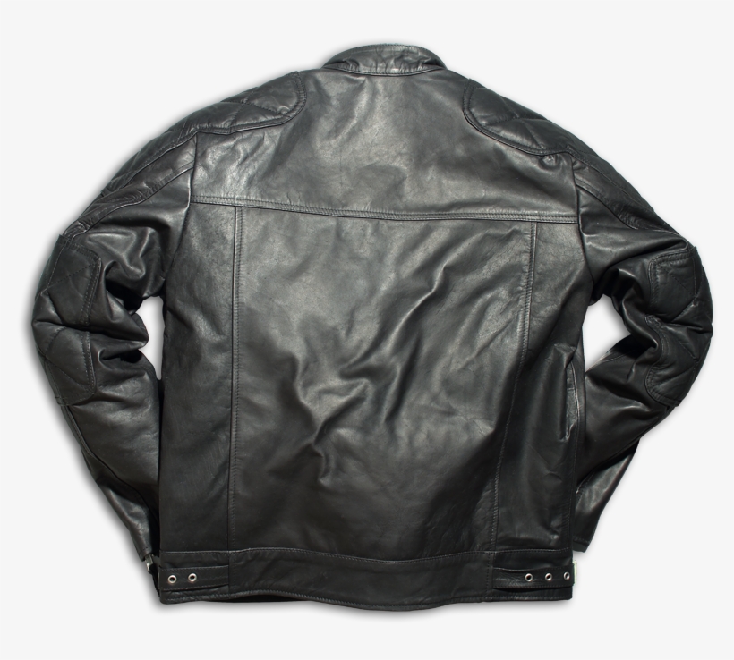 Men Motorcycle Black Leather Jacket - Motorcycle, transparent png #1759722