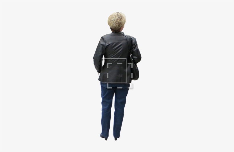 Png File Of A Woman In A Leather Jacket - Leather Jacket, transparent png #1759757