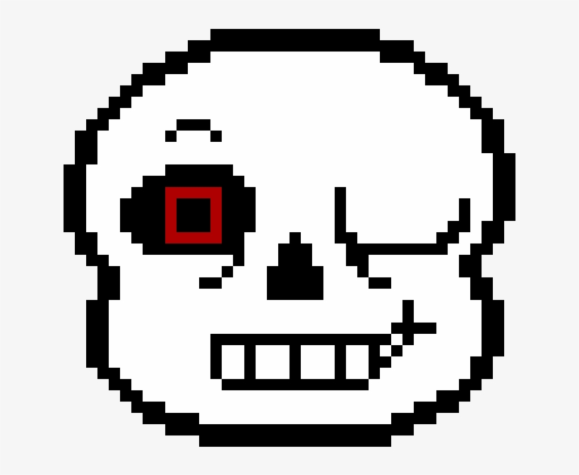 Just Some Sans Battle Faces I Made - Sans Face Pixel Art Maker - Free  Transparent PNG Download - PNGkey