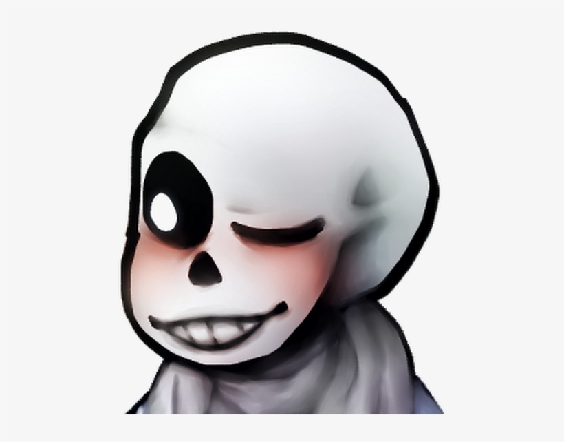 Draw Sans Much Easier And Not Make Him Look More Like - Cartoon, transparent png #1759972