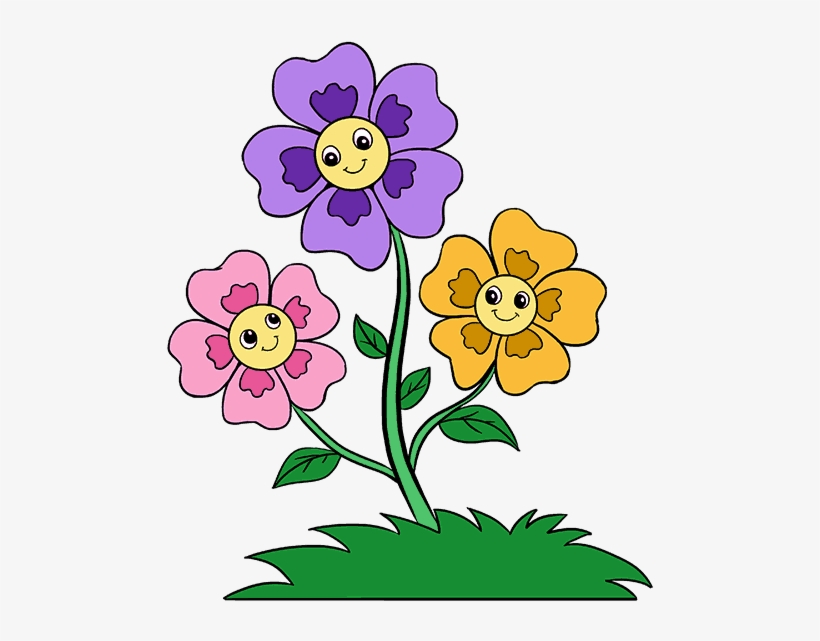 Cartoon Flowers Png - Wishing You A Good Week, transparent png #1760861