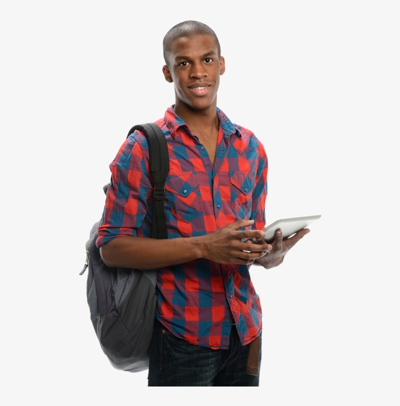 "african American Male College Student" - Black Student Images Png, transparent png #1760938
