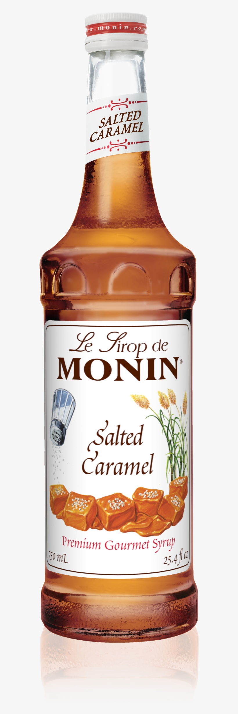 750 Ml Salted Caramel Syrup - Monin 750 Ml Premium Salted Caramel Flavoring Syrup, transparent png #1761302