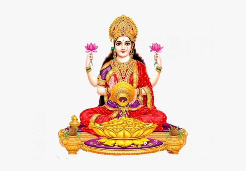 Goddess Laxmi Png - Maa Laxmi Hd, transparent png #1761385