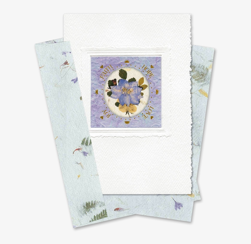 Purple Circle-framed Larkspur Scripture Card Image - Craft, transparent png #1761386