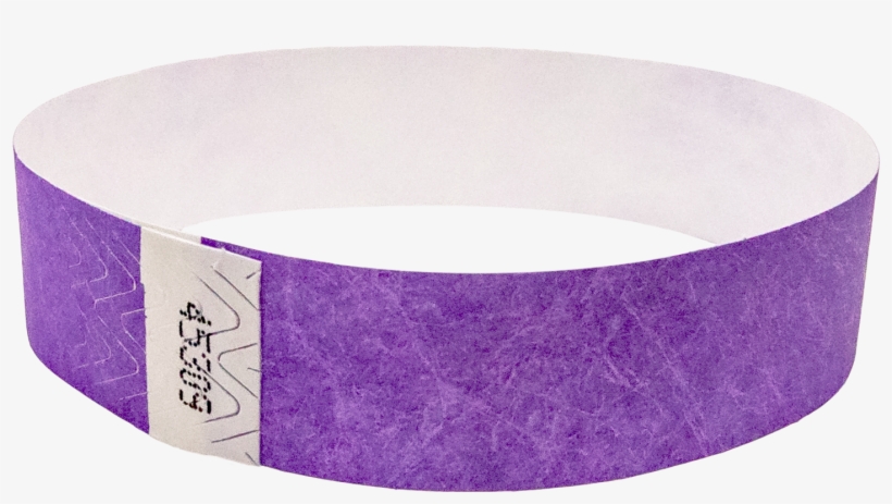 100 Pack Purple Tyvek Wristbands - Tyvek, transparent png #1761421