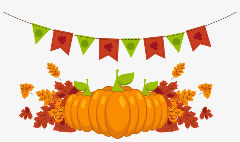 Pumpkin Clip Thanksgiving - Święto Dziękczynienia Plakat, transparent png #1761579