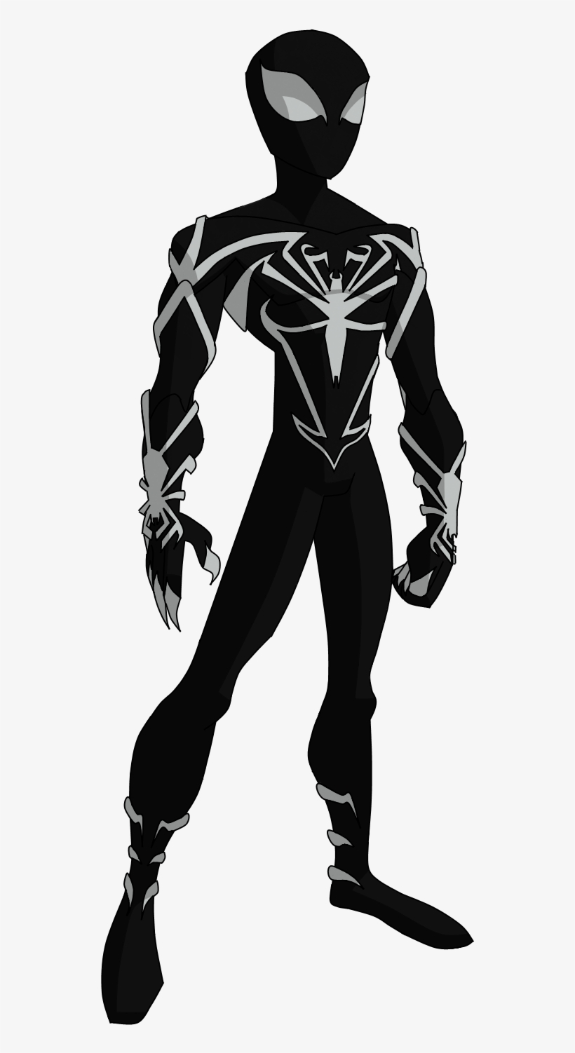 Spectacular Spider-man Unlimited Black Suit By Valrahmortem - Spectacular Spider Man Black Suit, transparent png #1761644