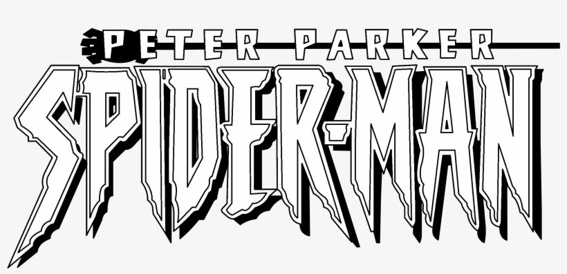 Peter Parker Spider Man Logo Black And White - Peter Parker Spiderman Logo, transparent png #1761821