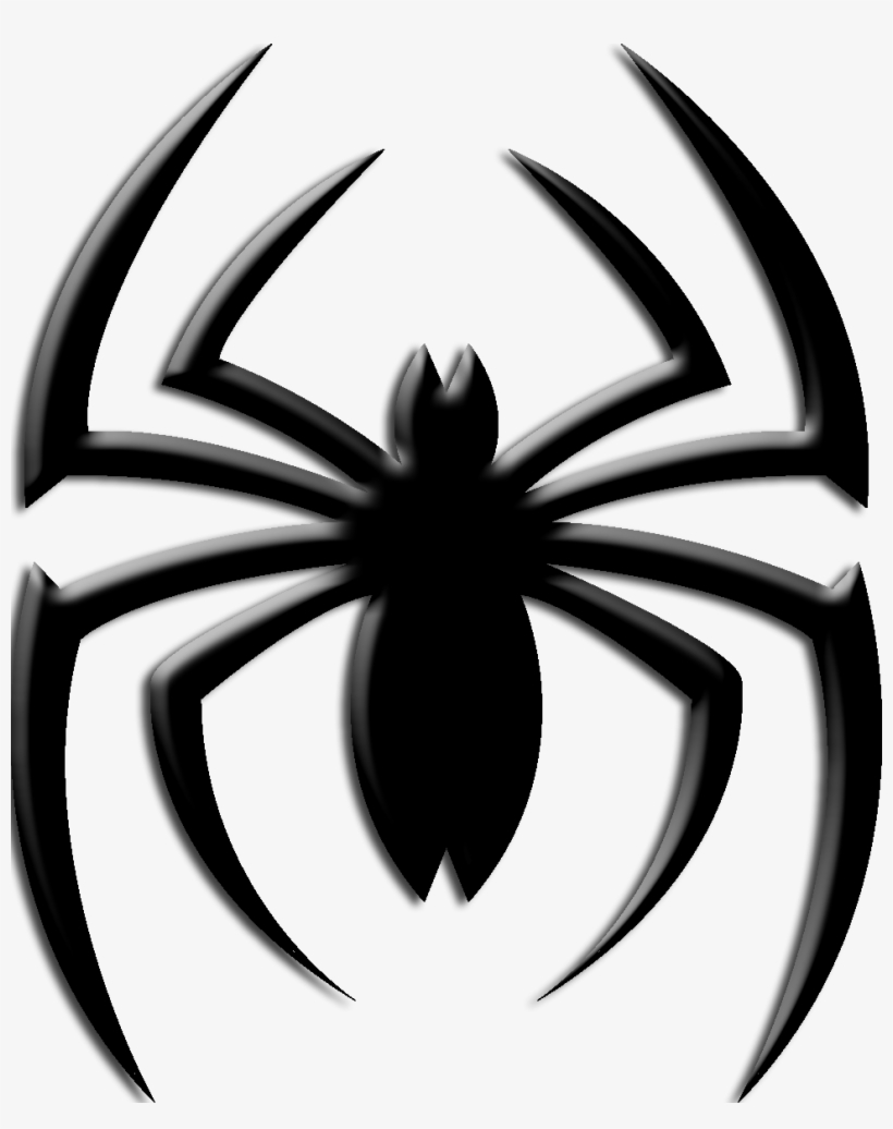Spiderman Symbol Clipart - Ultimate Spider Man Logo, transparent png #1762191