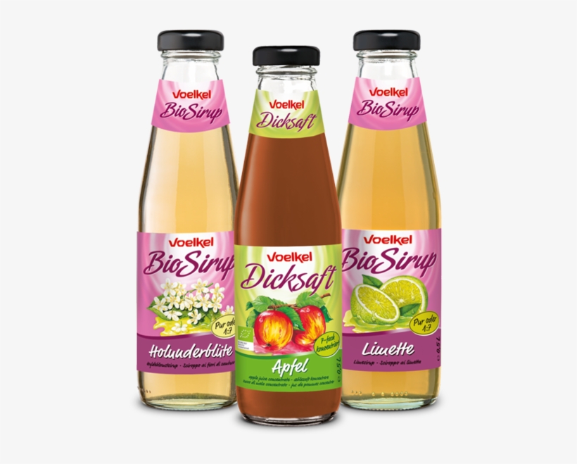 Syrup & Thickened Juices - Voelkel Organic Syrup Lime, 500ml, transparent png #1762199