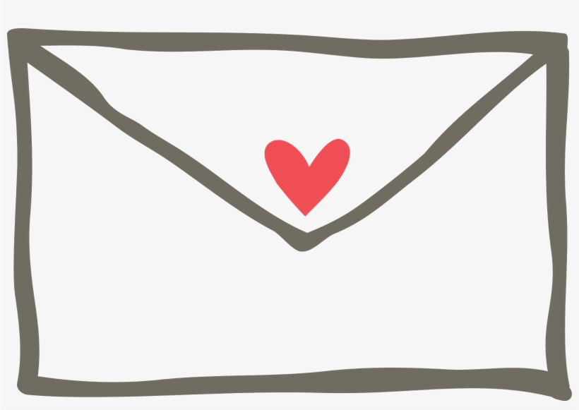 Cute Envelope Png Clipart Transparent Stock - Heart Envelope Clip Art, transparent png #1762361
