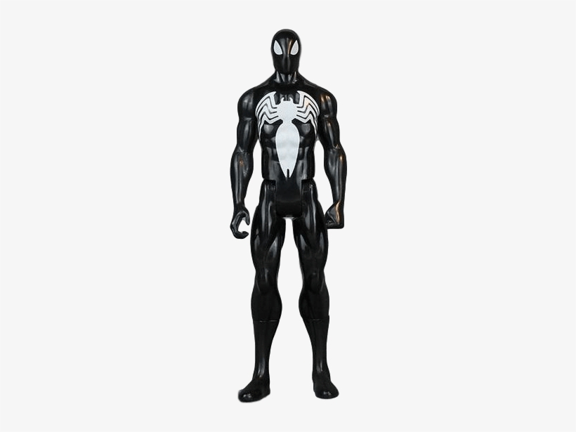 Black Spiderman-venom 30cm Action Figure - Avengers Czarny Spiderman Zabawki, transparent png #1762463