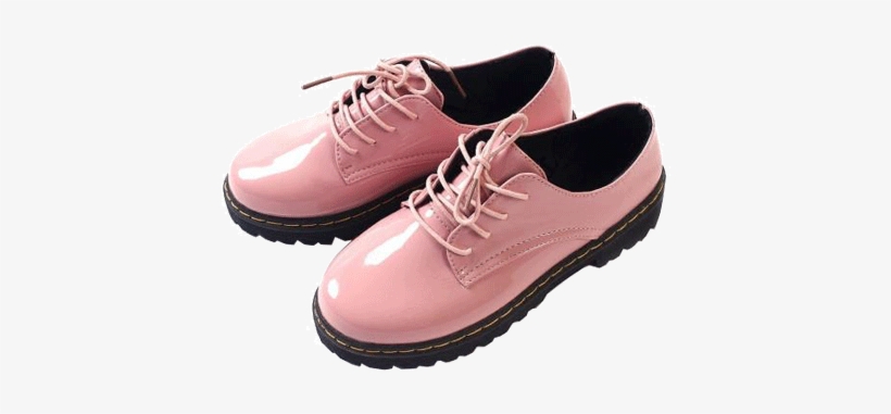 Clip Itgirl Shop Gloss Pink Laceup Flat Oxford - Pink Aesthetic Clothes Png, transparent png #1762595