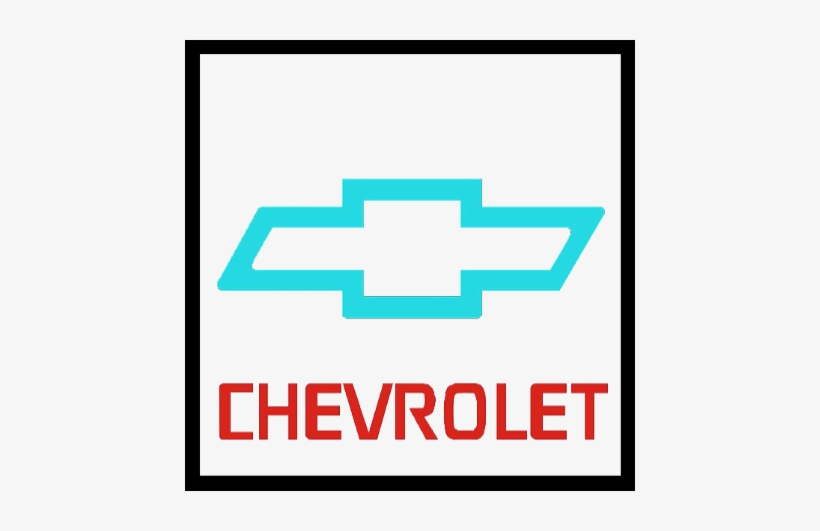 Chevy Logotipo Azul - Chevrolet Logo Black And White, transparent png #1762596