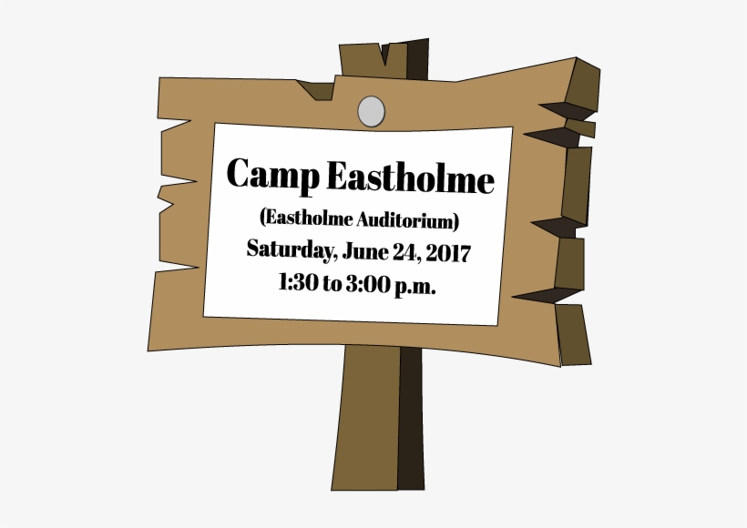 Camp Eastholme Saturday June - Portable Network Graphics, transparent png #1763028