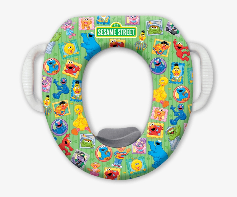 Sesame Street Framed Friends Saddle Potty, transparent png #1763129