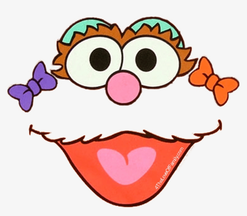 Could Use These For So Many Things Free Sesame Street - Sesame Street Zoe Clipart, transparent png #1763412