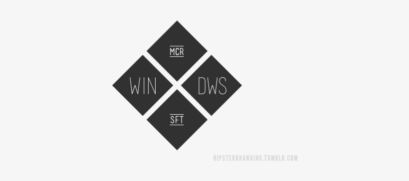 Hipster Branding Logo Microsoft Windows - Companies In Dubai Logo, transparent png #1763499