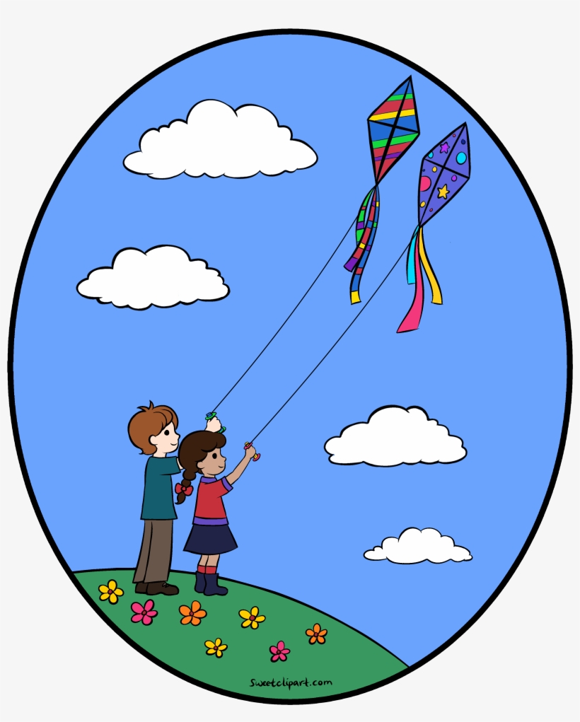 Spring Clipart Kite - Kite Clip Art Free, transparent png #1763698