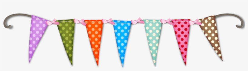 Streamers Clip Art Clipart Party Banner Clipart - Polka Dot Frame Png, transparent png #1763726
