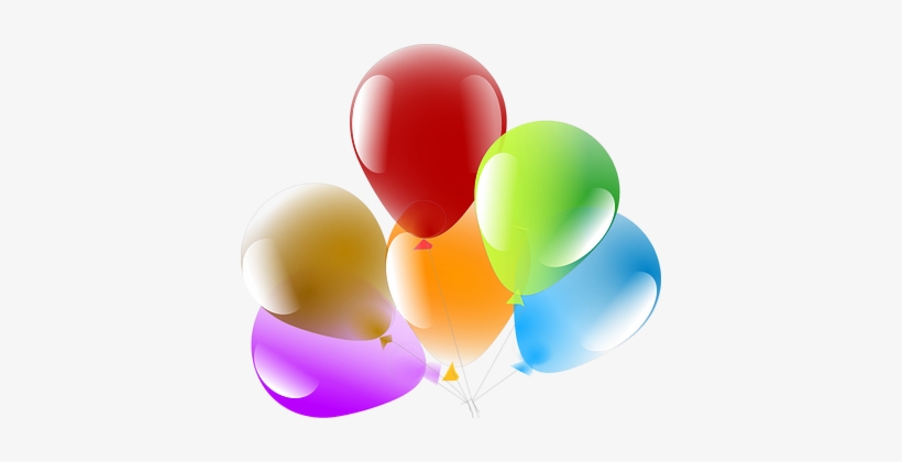 Balloons Party Celebration Floating Colors - Transparent Background Balloons Png, transparent png #1764118