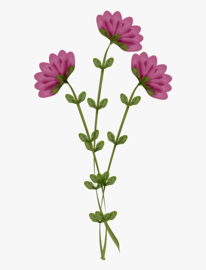 Flowers Ribbon Clipart, Flower Clipart, Art Flowers, - Flower, transparent png #1764271