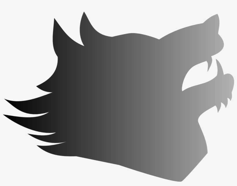 Wolf Silhouette Drawing - Contorno Lobo Png, transparent png #1764321
