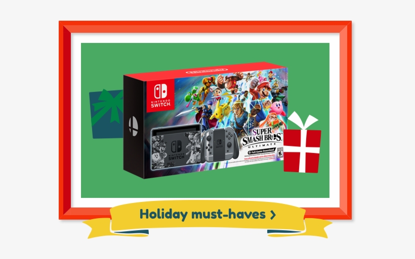 Holiday Must-haves - Smash Bros Switch Bundle, transparent png #1764722