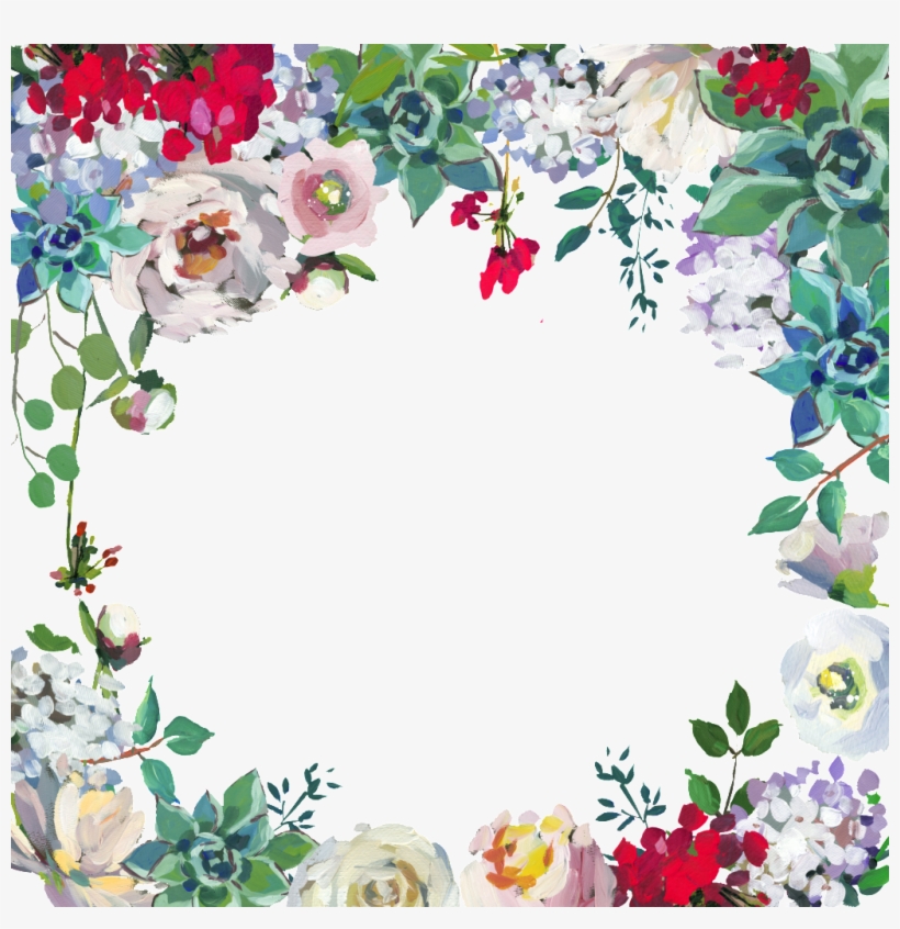 Hand Painted Decorative Background Flower Wall Png - September 2018 Wallpaper Calendar, transparent png #1764920