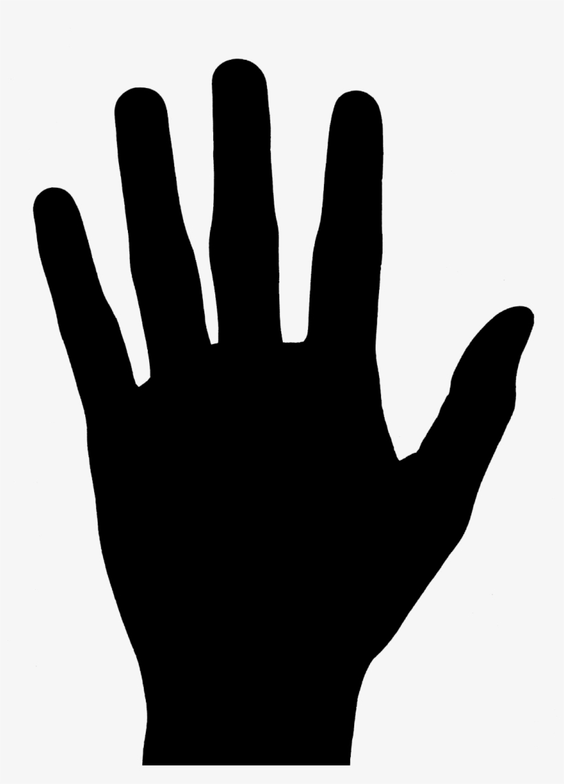 Download Handprint Silhouette Free Transparent Png Download Pngkey
