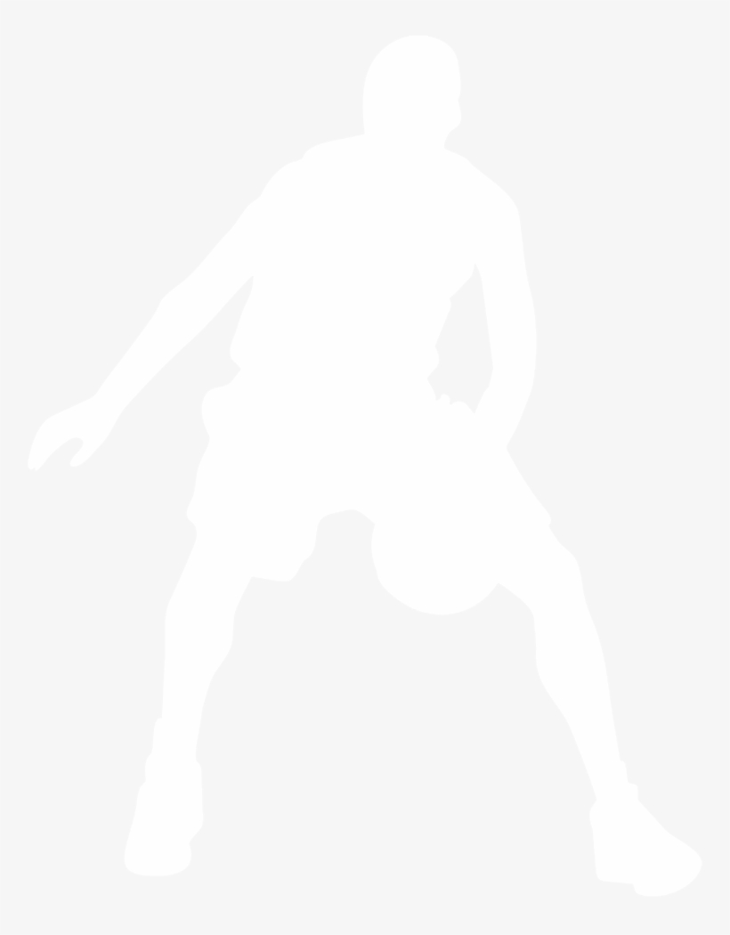 Girl Basketball Silhouette Png - Black Boy Basketball Silhouette, transparent png #1764997