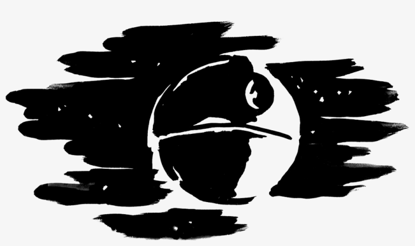 Death Star Silhouette Png Royalty Free - Death Star Clipart Black And White, transparent png #1765188