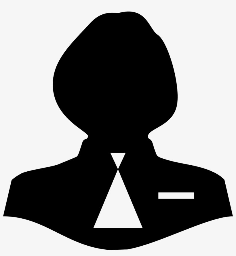 Woman Female Silhouette With Male Tie Comments - Silueta De Mujer Con Corbata, transparent png #1765273