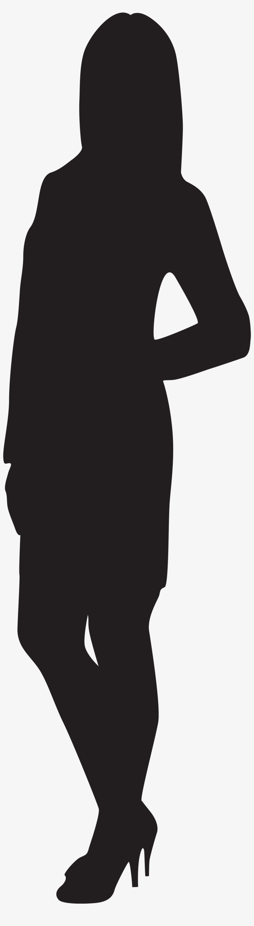 Female Silhouette Group - Silhouette Of Someone Speaking, transparent png #1765312
