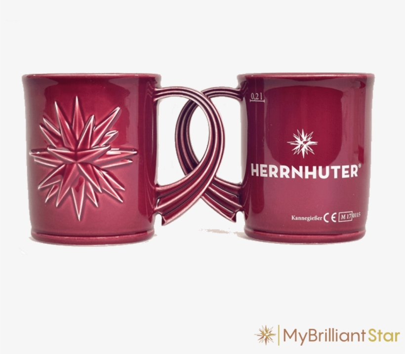 Herrnhut Star Mug - Weihnachtstasse Mit Herrnhuter Sterne Logo, transparent png #1765441