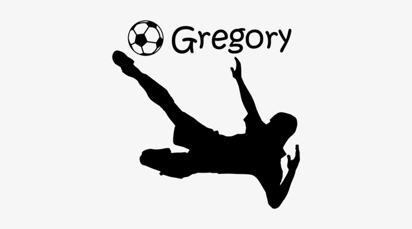 Vinilo Juvenil Personalizable Jugador Fútbol - Jugador Logo De Futbol, transparent png #1765586