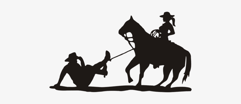 Cowgirl Laçando Cowboy, transparent png #1765657