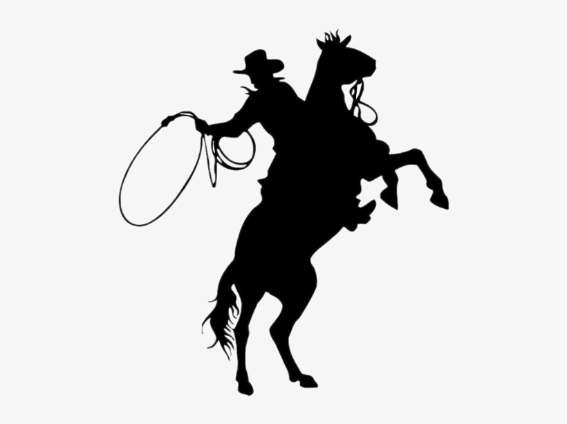 Cowboy Silhouette, transparent png #1765663