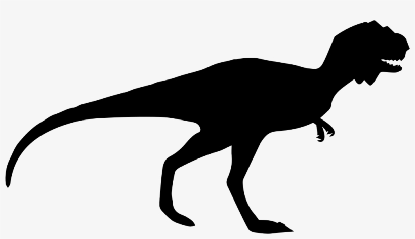 Dinosaur Silhouette Of Majungasaurus - Velociraptor Silhouette, transparent png #1766032