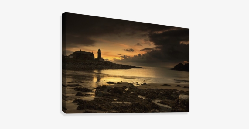 Silhouette Of A Lighthouse Along The Coast At Sunset - Silhouette Of A Lighthouse Along The Coast At Sunsetportprt, transparent png #1766213