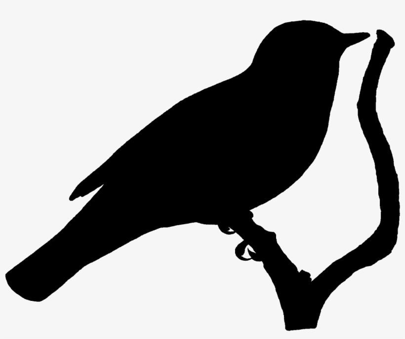 Black Bird Silhouette Download - Portable Network Graphics, transparent png #1766418