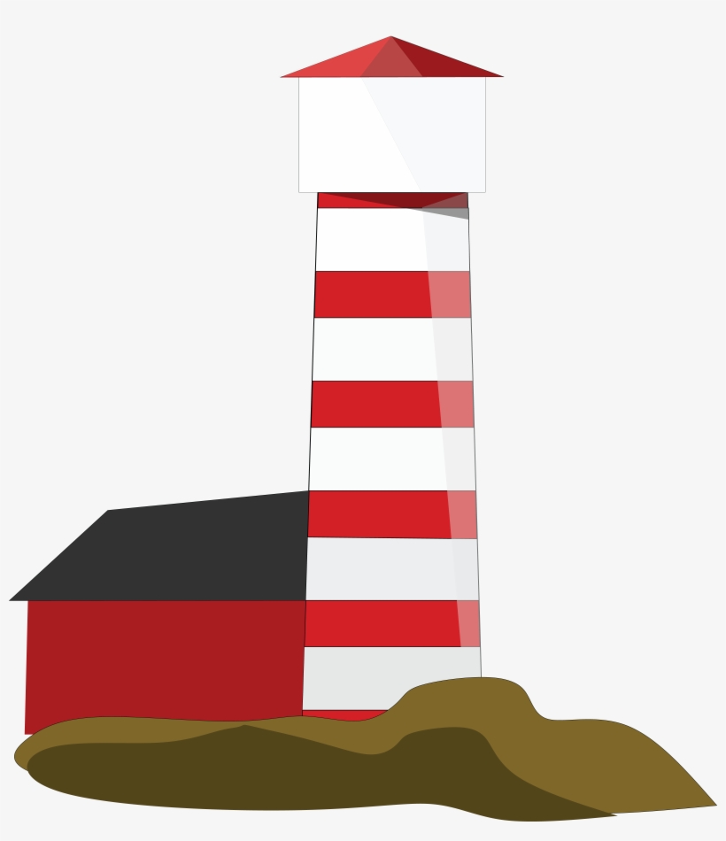 Free Clipart Of A Lighthouse - Clip Art, transparent png #1766455