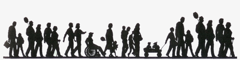 2 Walk With Dr - Family Walking Silhouette Png, transparent png #1766527