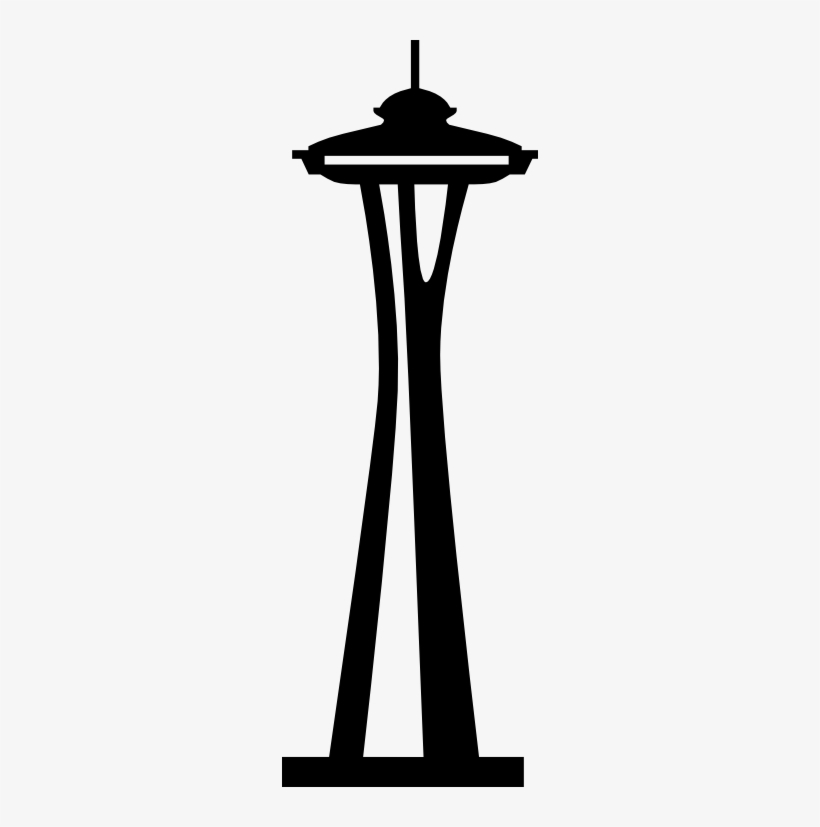 Space Needle In Seattle Washington Png/ico/icns Free - Seattle Space ...